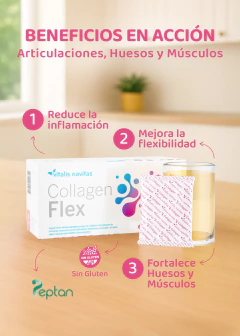 Vitalis Collagen Flex - Colágeno PEPTAN® en monodosis diarias, foto 3 de 10