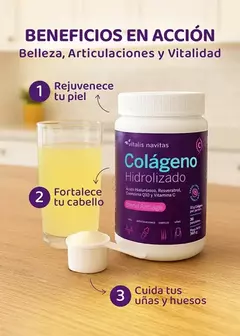 Colágeno Hidrolizado Blend Antiage + AH + Q10 + Resveratrol, foto 3 de 15