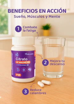 Magnesio Citrato + Vitamina B6 - Energía y Tránsito Intestinal, foto 3 de 10