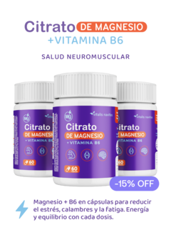 Magnesio Citrato + Vitamina B6 - Energía y Tránsito Intestinal, foto 1 de 10