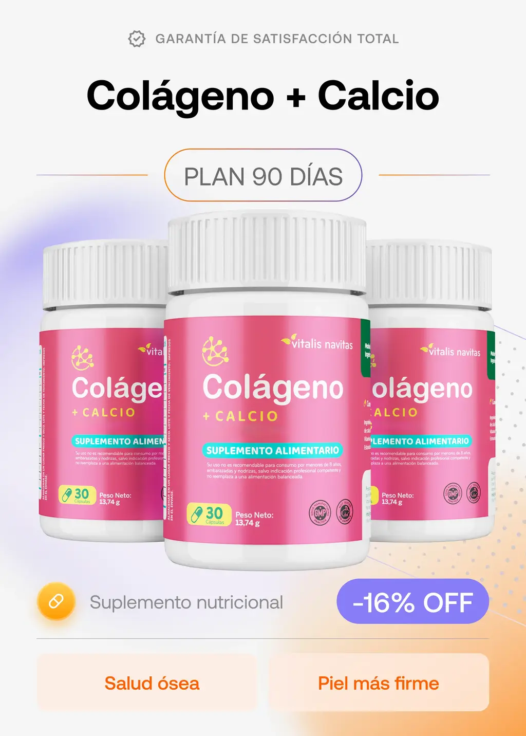 Colageno + Calcio en cápsulas