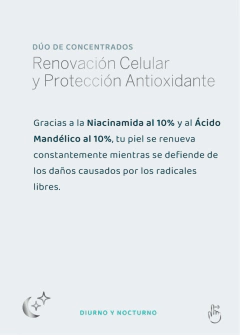 DUO DE CONCENTRADOS: Serum Natural Glow + Serum Mandelic Night, foto 2 de 11