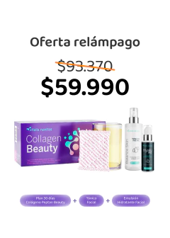 COMBO BELLEZA: Vitalis Collagen Beauty con PEPTAN + Tónico Facial + Emulsión Hidratante., foto 2 de 2