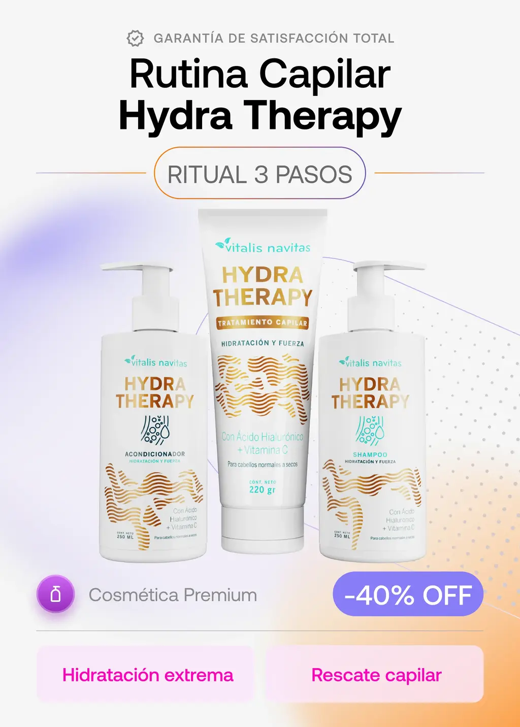 Rutina Capilar Hydra Therapy