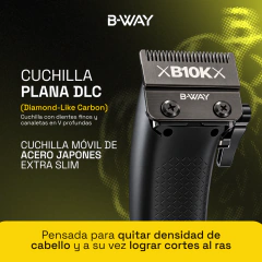 Clipper b10k + Trimmer cutz dark + Off shaver black (combo dark premium), foto 4 de 14