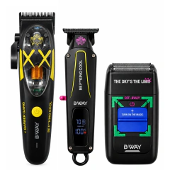 Clipper b10k + Trimmer cutz dark + Off shaver black (combo dark premium), foto 1 de 14