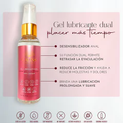 Calins gel lubricante dual de uso anal, vaginal y desensibilizador retardante de hombre 001-2011-00, foto 1 de 2