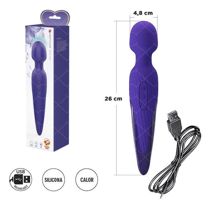 Pretty masajeador vibrador con efecto calor - BI-014468-1
