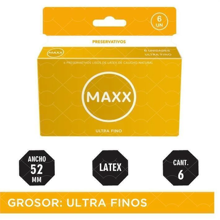 Maxx preservativo ultra fino X 6