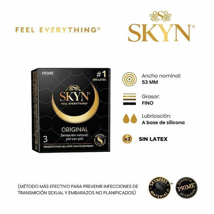 Prime preservativo sin latex original skyn X 3 - 099