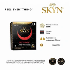 Prime skyn texturado X 3 - Sin latex - 785, foto 1 de 3