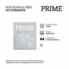 Prime preservativo super fino X 3 045, foto 1 de 3