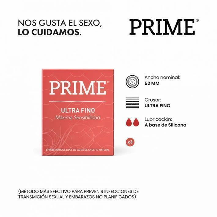Prime preservativo ultra fino X 3 061