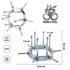 Sexa dilatador anal metalico - Ss-le-11074