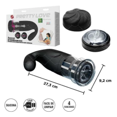 Pretty masturbador con rotación recargable - Ss-pl-00900t45