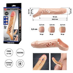 Pretty funda extension gradual con anillo testiculos - BI-026270H