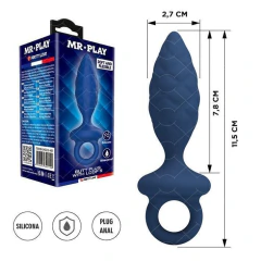 Pretty plug de silicona con texturas - Bi-040216-mr
