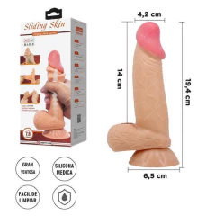 Pretty dildo pellizcable y vertebrado 19,4 X 4,2 cm - Bw-008108nrg