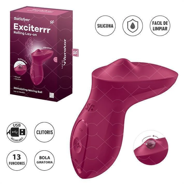 Satisfyer con vibración y rolling recargable - Ss-sa-3968