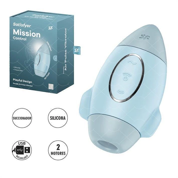Satisfyer succion y vibrador recargable - V1-01