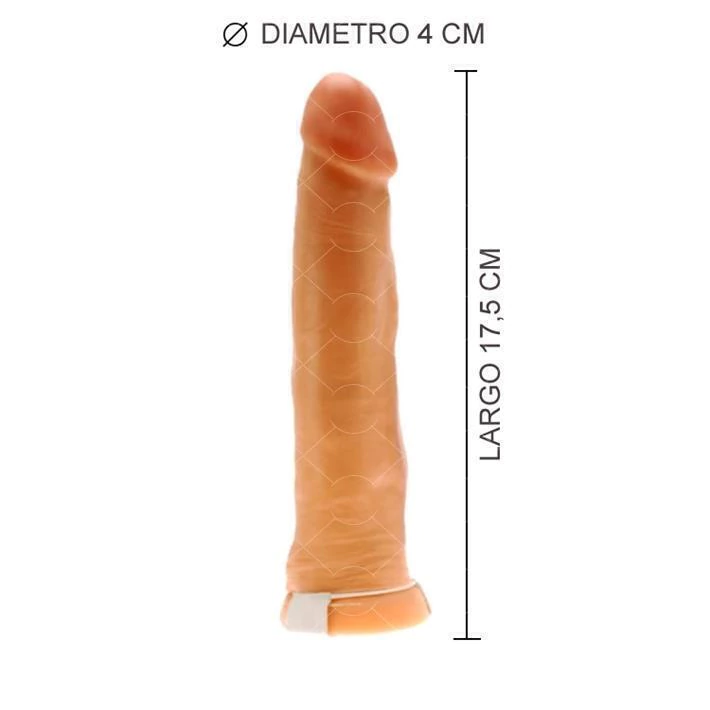 Sexs prótesis americano realistica 17,5 x 4 cm - 100-506409 -01
