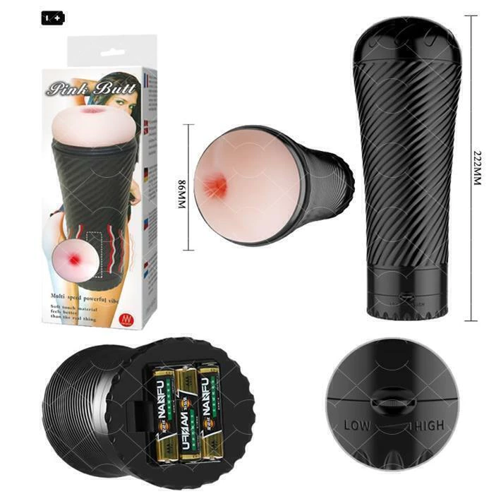 Sexa masturbador ano con vibración 22 x 8,6 cm - Bm-00900t31z-2