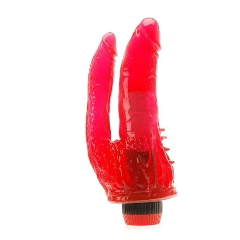 Caiman vibro doble penetración jelly / 10-403-54