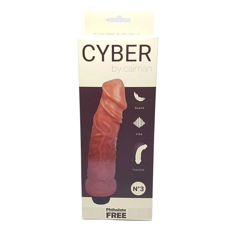 Caiman americano ciber con vibrador 19 x 4,8 cm / 10-705-39