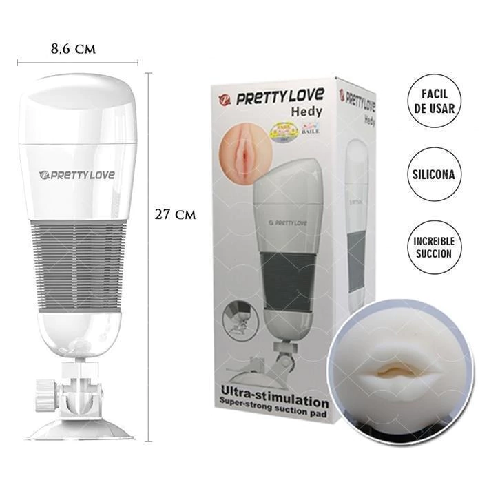 Pretty masturbador con sopapa - BM-00900T49