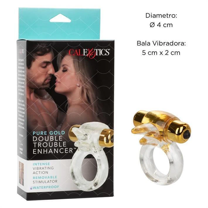Sexa anillo vibrador dorado - Ss-ca-8939-20-3