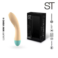 But estimulador simple con pulsaciones recargable - Luxury mini vibro 6 - 19023