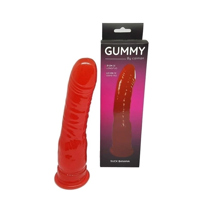 CAIMAN BANANIN JELLY C/SOPAPA 21 x 4,5 cm / 30-704-54