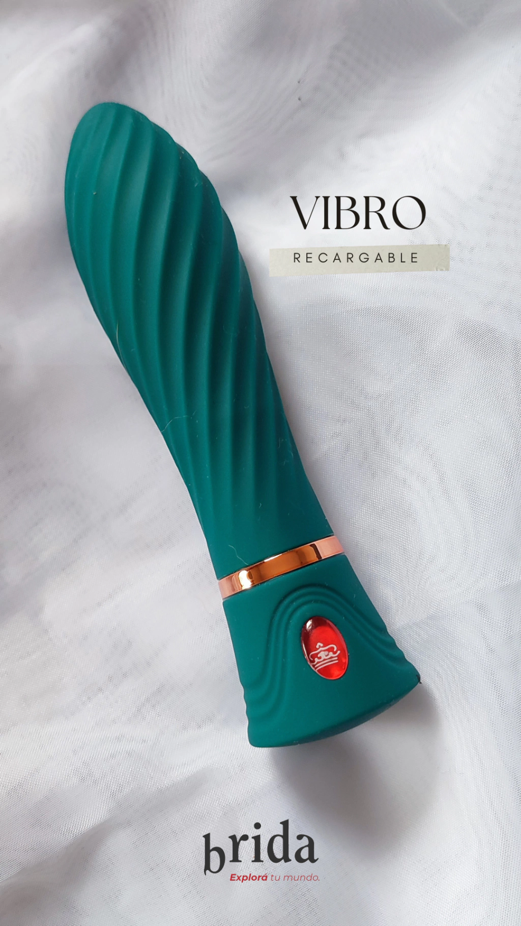 But dark green vibro 8 recargable - St-vb-0361
