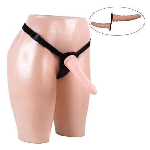 Caiman arnes con dildo fijo doble / 90-092-21