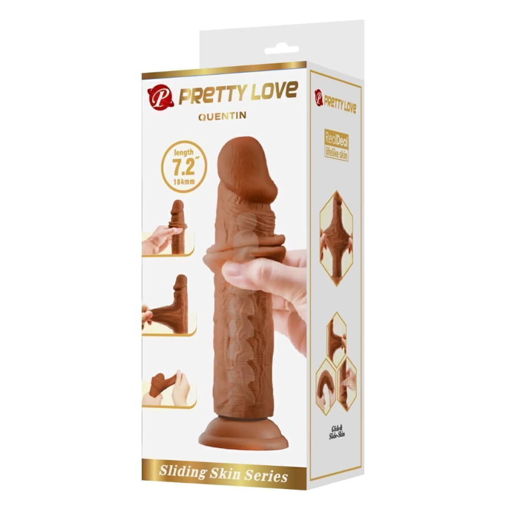 Pretty dildo pellizcable 18,4 X 4,2 cm - BW-008126