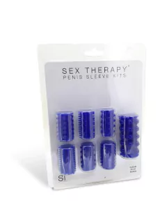 But kit de anillos y fundas peneanas azules - CN-330325417, foto 4 de 4