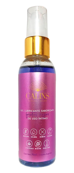 Calins gel lubricante saborizado para uso intimo y comestible base acuosa frutos rojos 001-2024-00, foto 2 de 2
