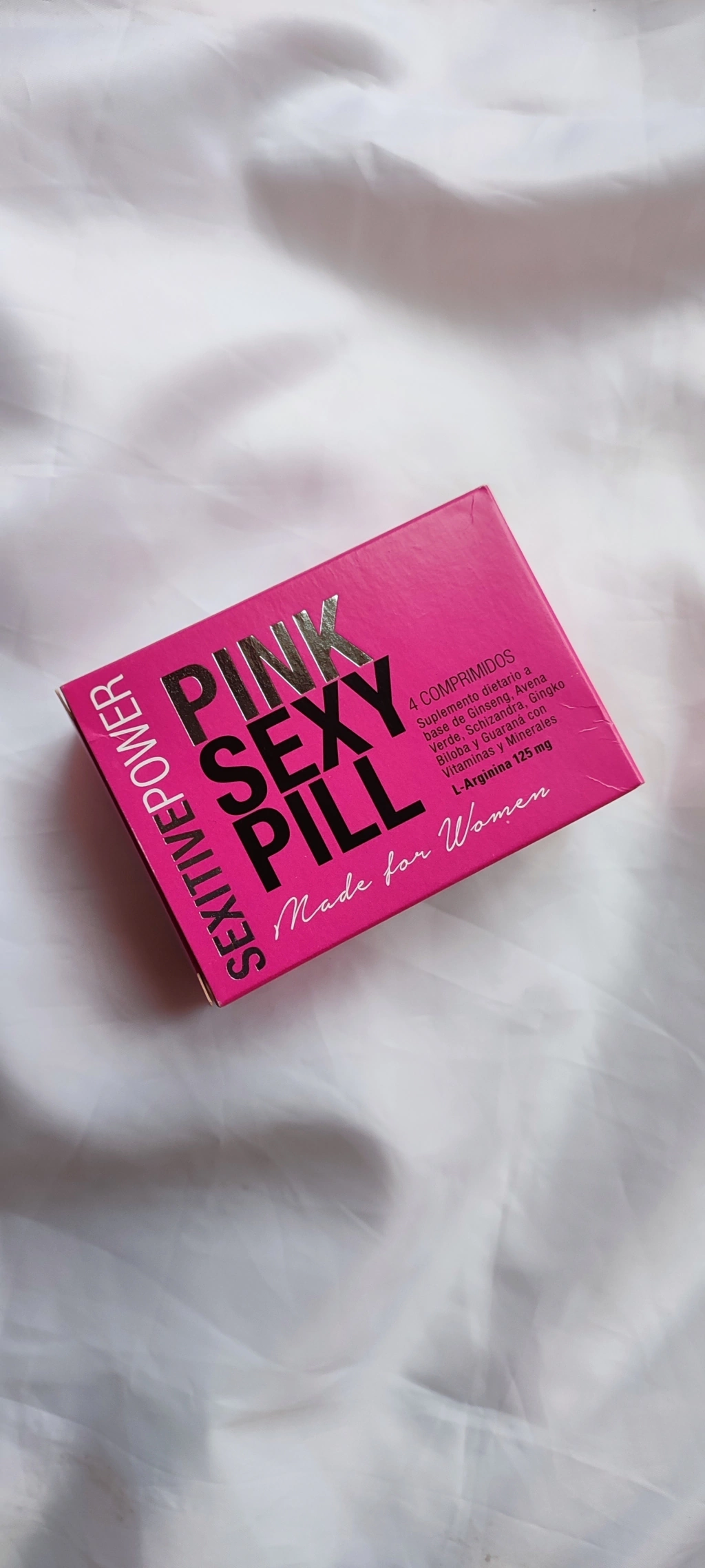 Sexitive potenciador natural para mujeres pink sexy pill X 4 psp