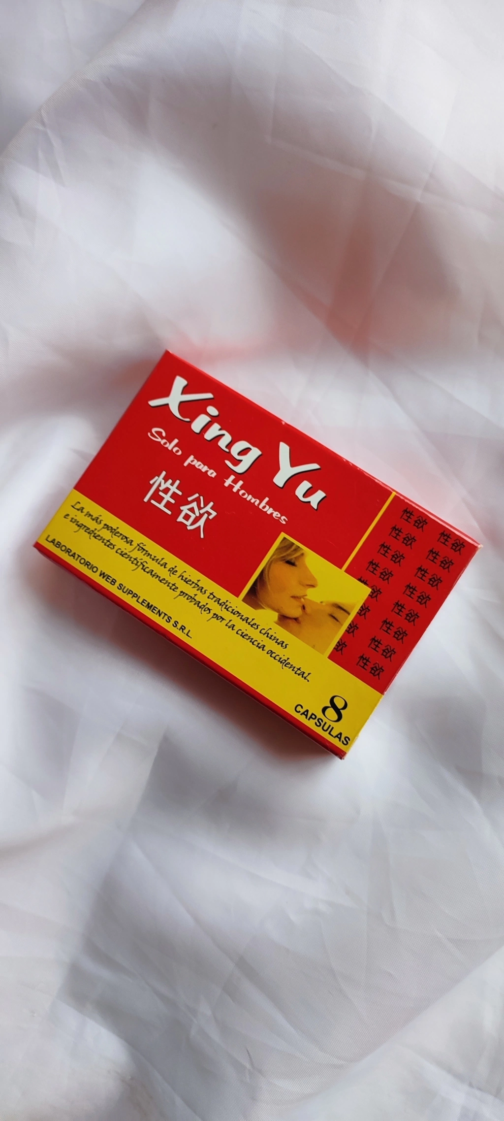 WEB XING YU VIGORIZANTE SEXUAL MASCULINO x 8 comprimidos
