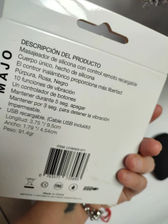 But vibrador control remoto majo - LY49A03-011, foto 2 de 6
