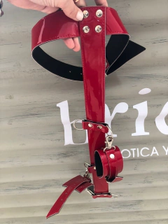 Kubiak collar inmovilizador con esposas 3 posiciones rojo - KS20165, foto 2 de 4