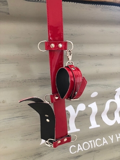 Kubiak collar inmovilizador con esposas 3 posiciones rojo - KS20165, foto 4 de 4