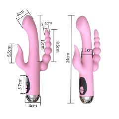 But triple estimulador luxury passion pink due - Ly286a01-1765c, foto 3 de 5