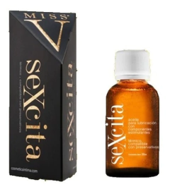 Miss V aceite lubricante sexcita, foto 2 de 2