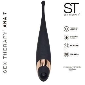But ana 7 - Succionador y vibrador recargable - St-toy-008