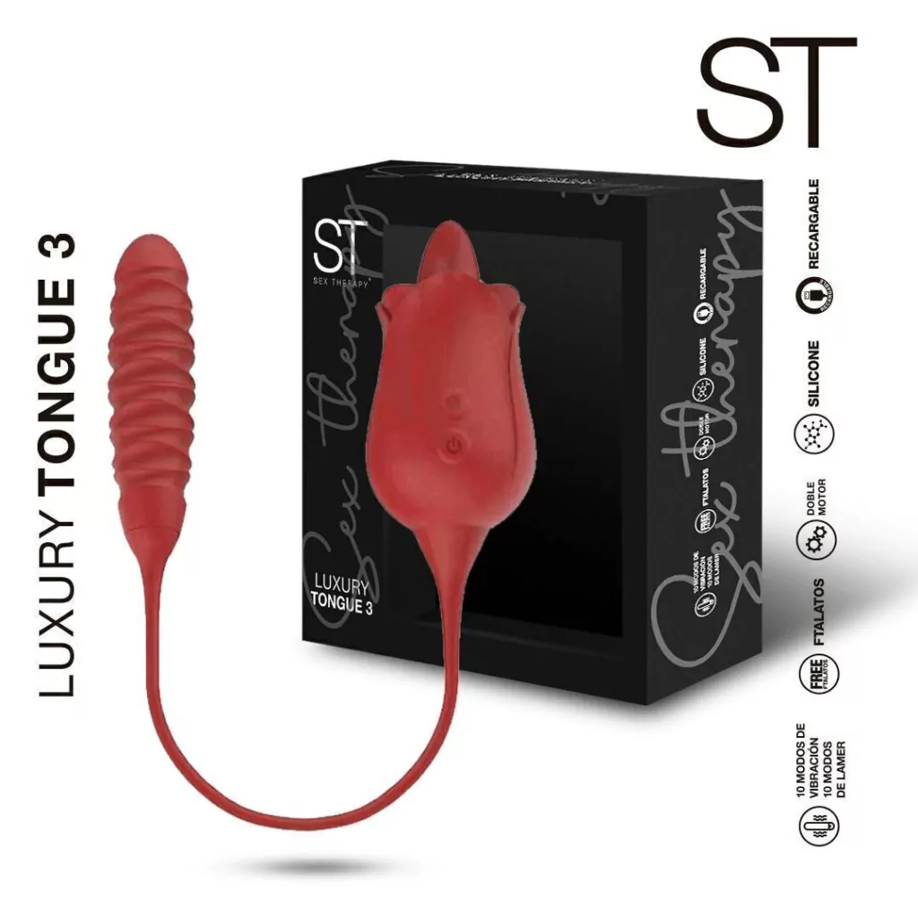 But luxury tongue 3 recargable - St-vb-0402