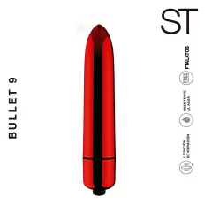 But bullet 9 rojo brillante - VB005, foto 2 de 3