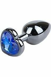 Sexa plug de metal chico corazon azul - Ss-sf-11054ssa, foto 4 de 5