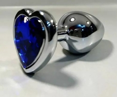 Sexa plug de metal chico corazon azul - Ss-sf-11054ssa, foto 3 de 5