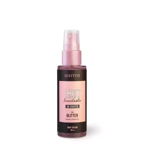 Sexitive body splash hot inevitable so excited con glitter - 60 cm - D18